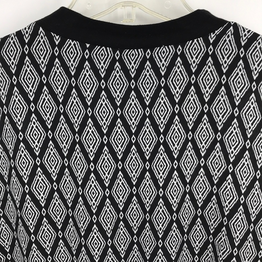 SimplyStyled Jacket Large Black/White Front Zip - Picture 7 of 13